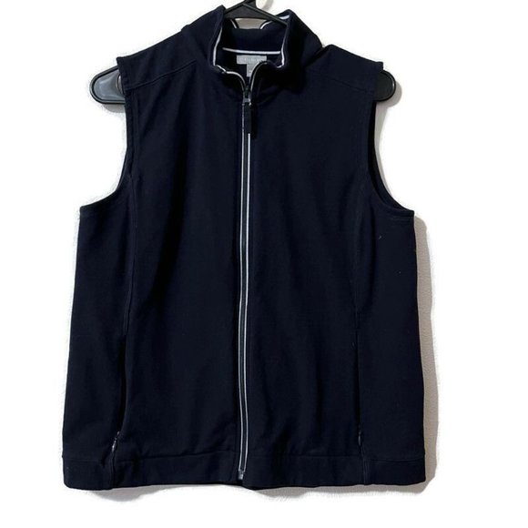 Talbots Jackets & Blazers - Talbots womens athletic vest , navy blue, size Mp